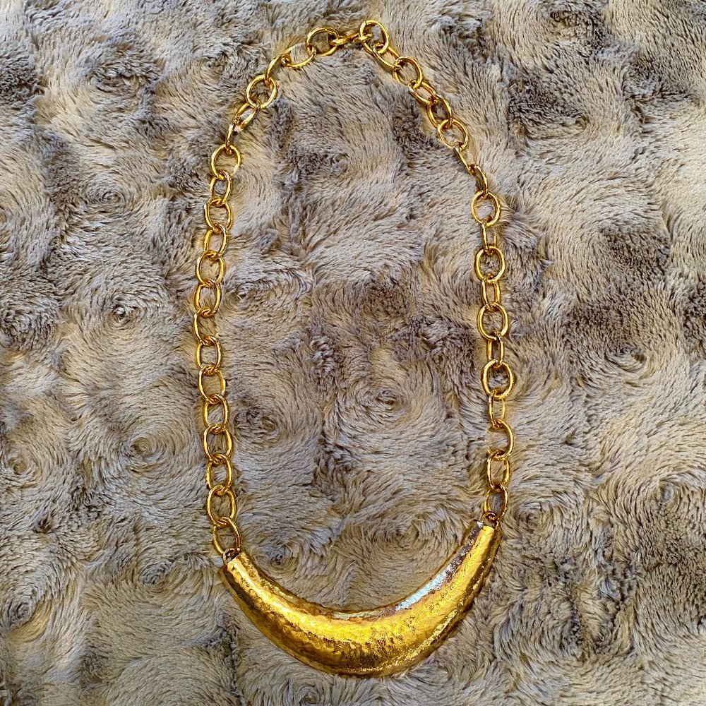 Gold Kenneth Lane Necklace